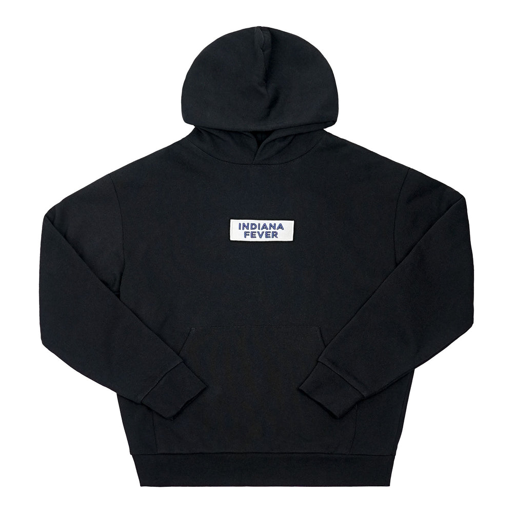Adult Indiana Fever Caitlin Clark Freshie Series Hooded Sweatshirt in Black by Round 21 - Front View